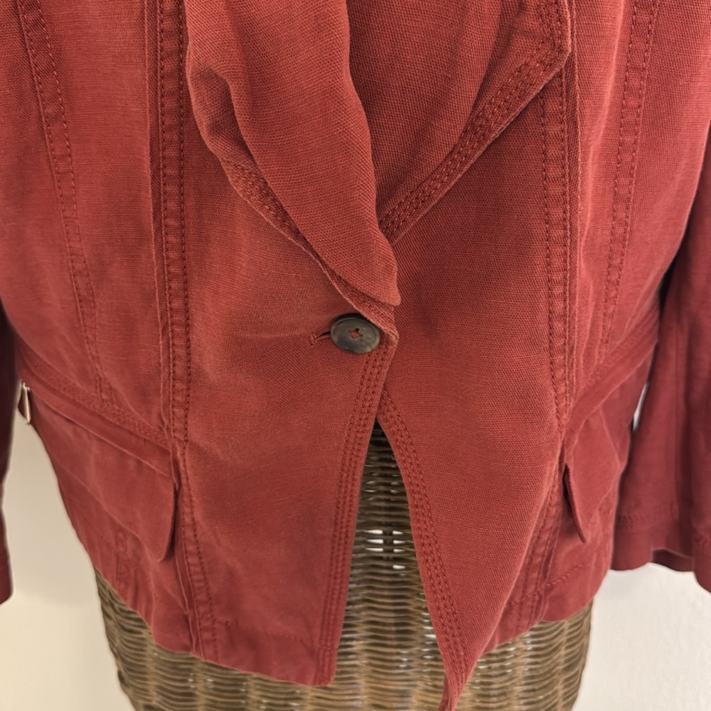 WHBM Draped Single-Button Jacket 14 - Picture 2 of 11